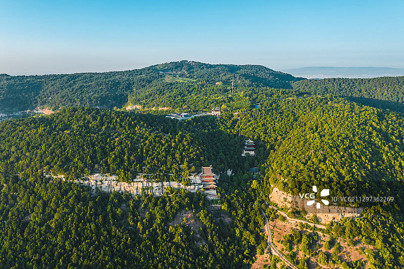 太原天龙山石窟图片素材