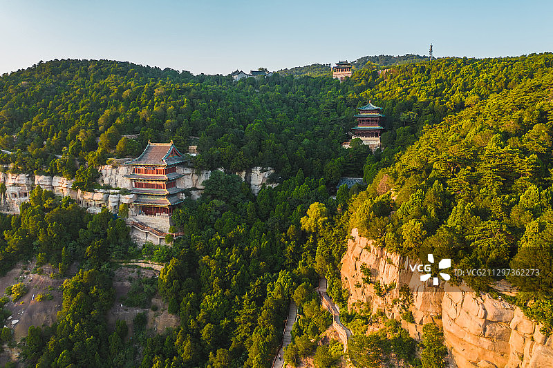 太原天龙山石窟图片素材