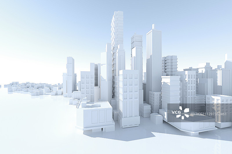 3D城市建筑图片素材