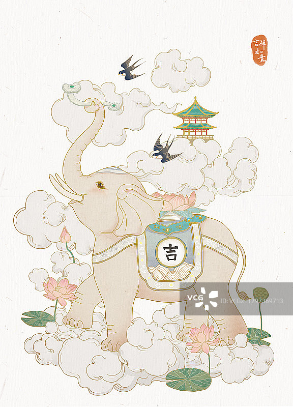 吉祥如意图片素材