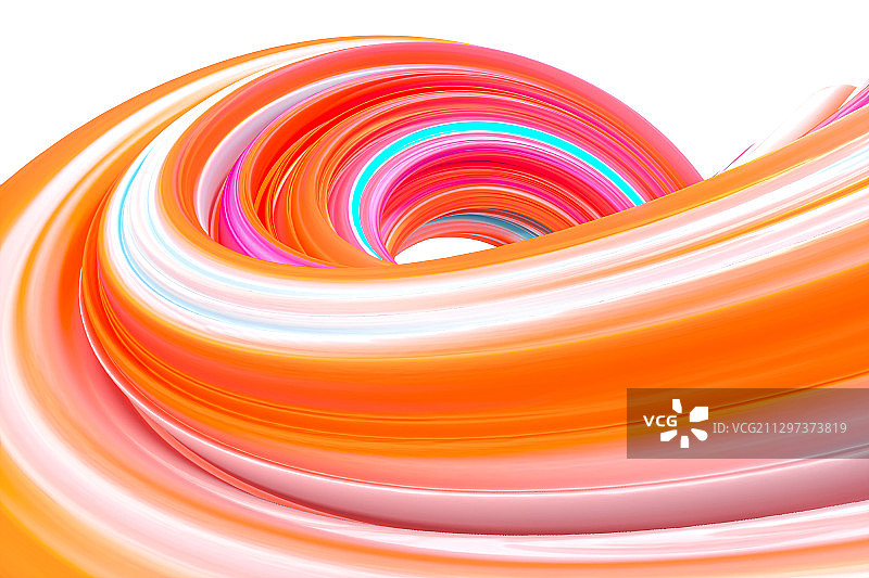 流动渐变的糖果色背景 3D渲染图片素材