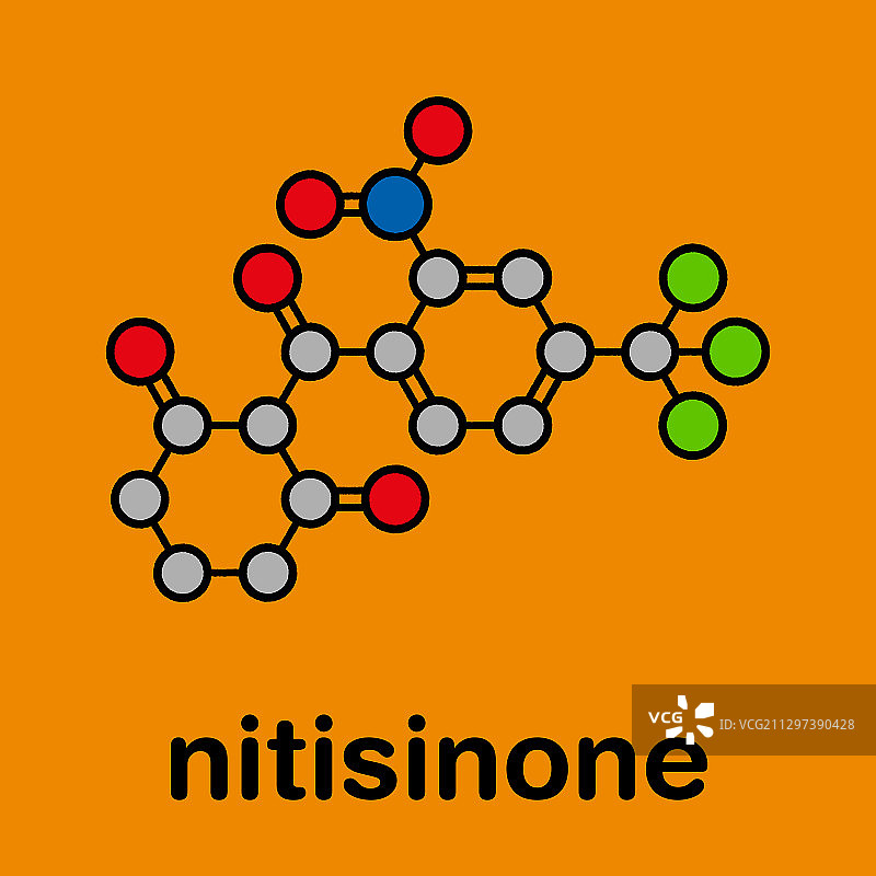 尼替西酮遗传性酪氨酸血症1型药物分子图片素材