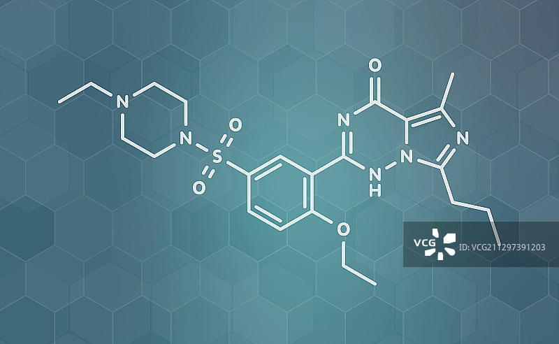 华法林抗凝药物分子模型图片素材
