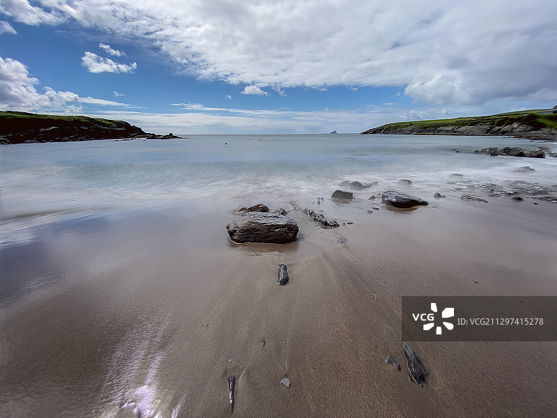 圣芬尼安斯湾，斯凯利格环线上图片素材