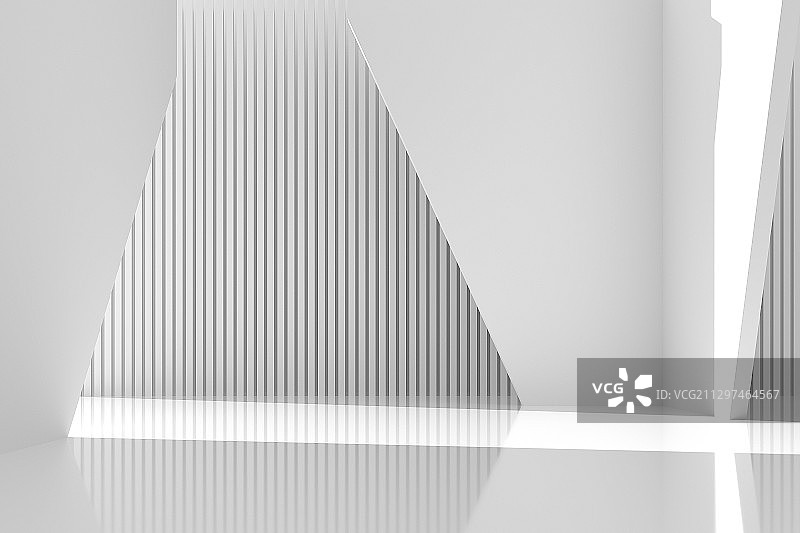 3D简洁几何广场背景空间图片素材