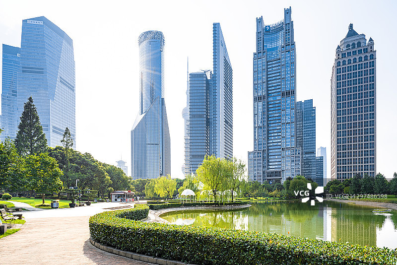 上海城市公园图片素材