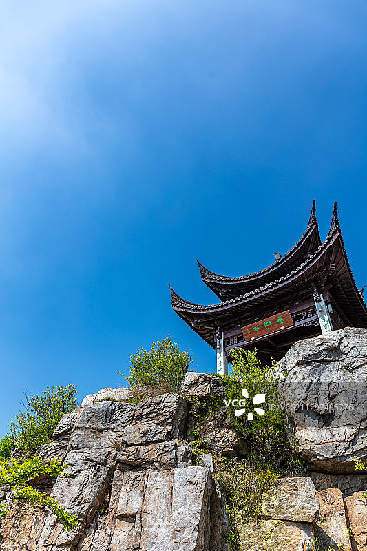 常熟虞山望湖亭图片素材