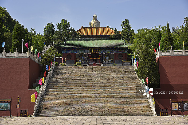 世界第一大佛——河南平顶山市鲁山县中原大佛图片素材