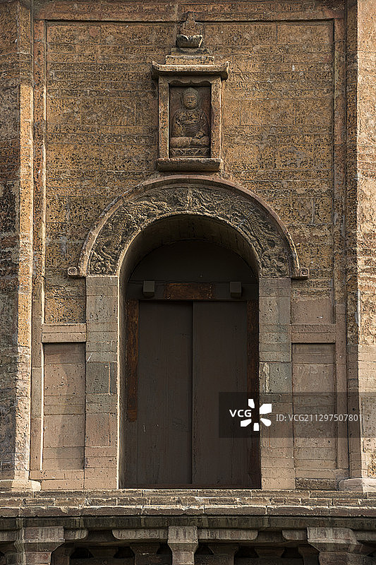 山西浑源圆觉寺古建筑景观图片素材