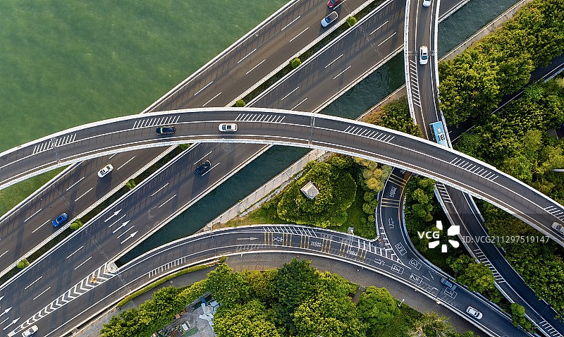 厦门演武大桥，公路，汽车图片素材
