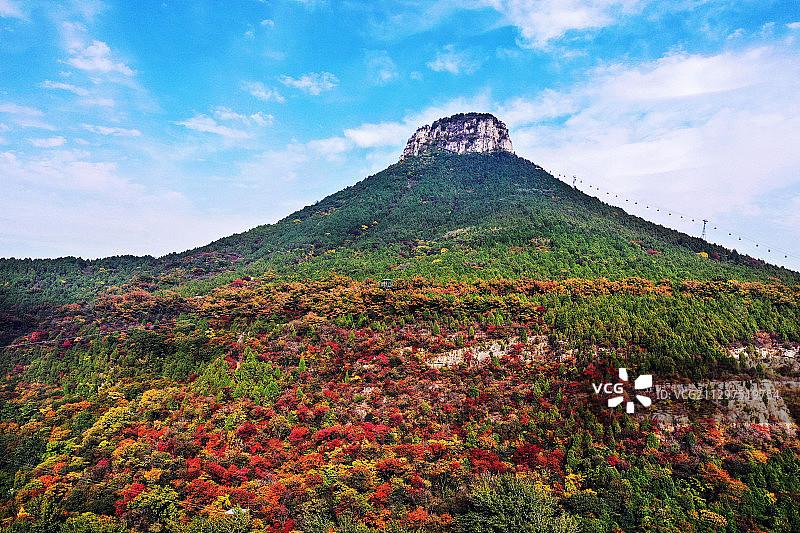 山东省枣庄市抱犊崮国家森林公园图片素材