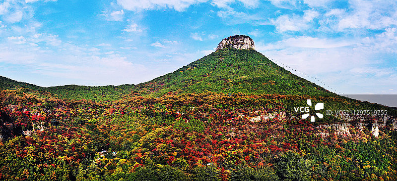 山东省枣庄市抱犊崮国家森林公园图片素材