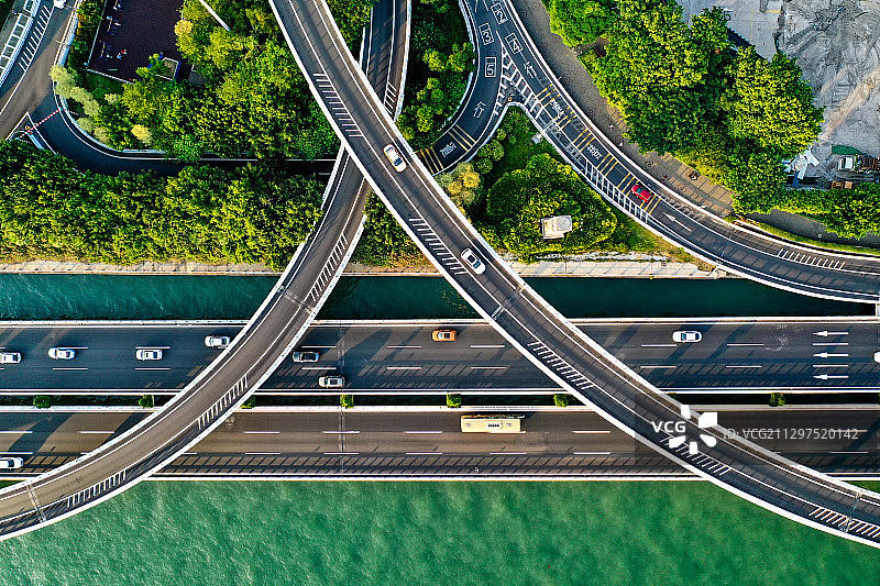 厦门演武大桥，公路，汽车图片素材