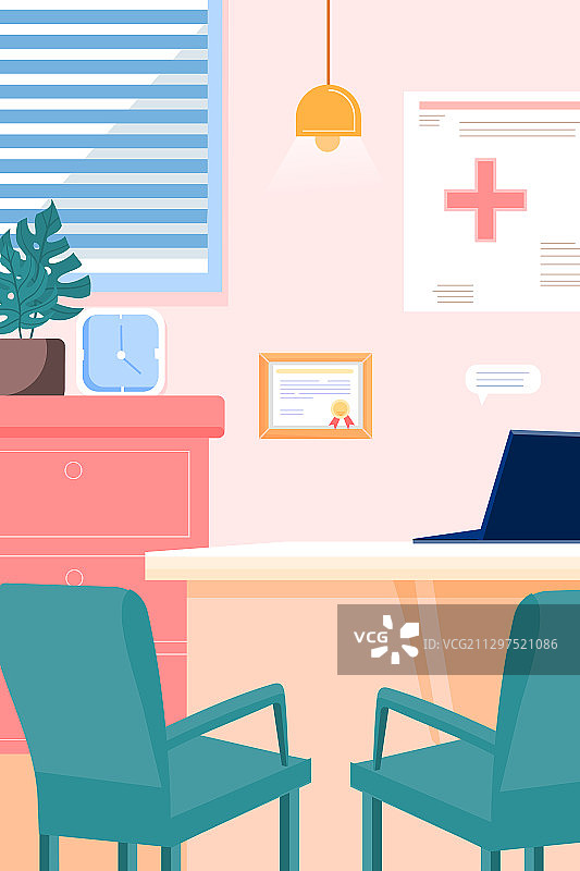 卡通医疗健康治病打疫苗打针少儿疾病预防儿童儿科医院矢量插画图片素材