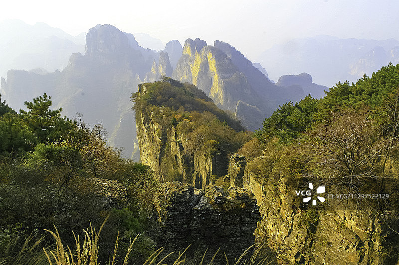 山西陵川县王莽岭图片素材