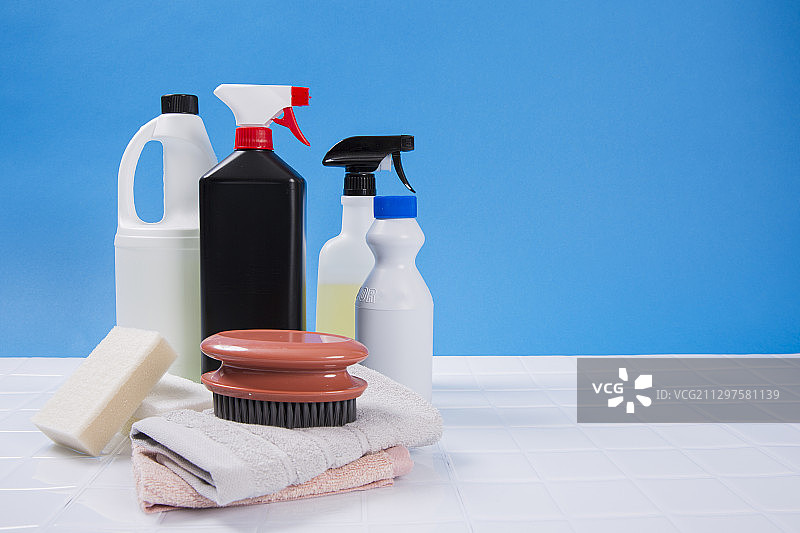 卫生与清洁概念：家居清洁图片素材