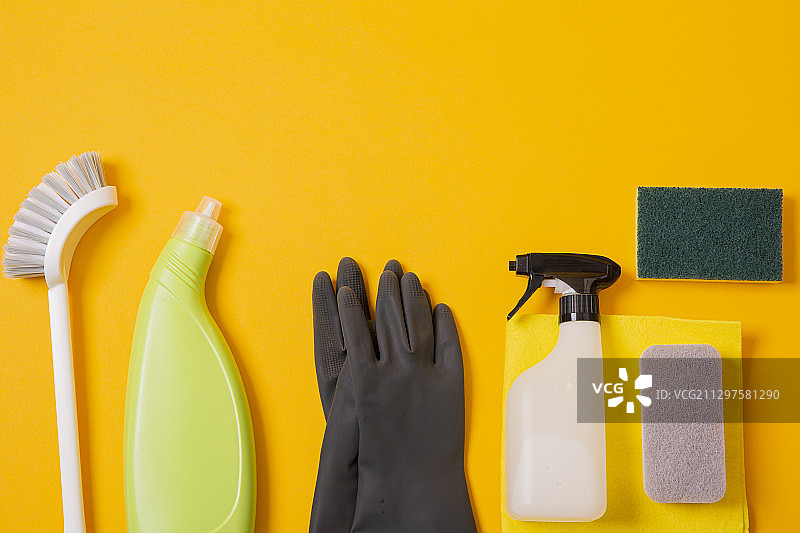 清洁家居用品概念图片素材