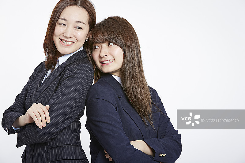 女人和女学生图片素材