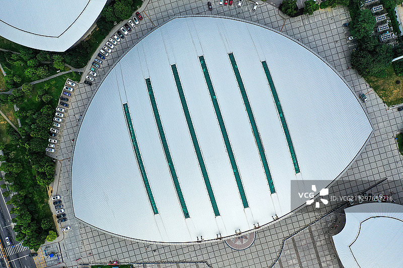 银色飞镖+安徽省淮南市田家庵区淮南市体育馆图片素材