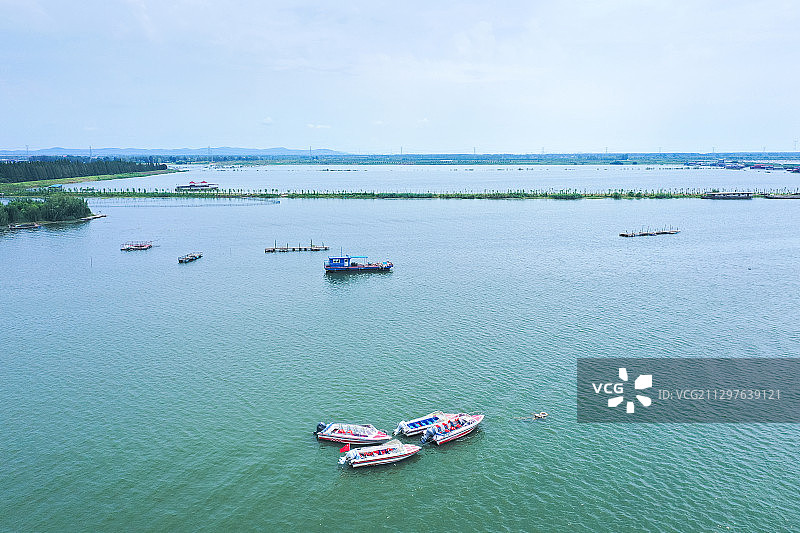 焦岗湖+安徽省淮南市凤台县焦岗湖景区图片素材