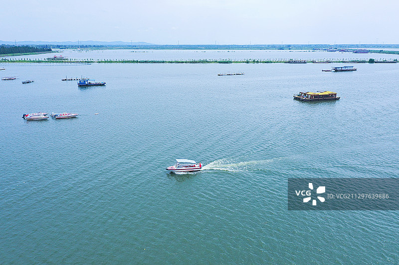 清清焦岗湖+安徽省淮南市凤台县焦岗湖景区图片素材