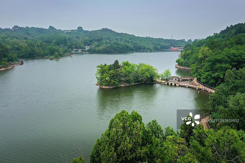马陵山水+江苏省徐州市新沂市马陵山风景名胜区图片素材