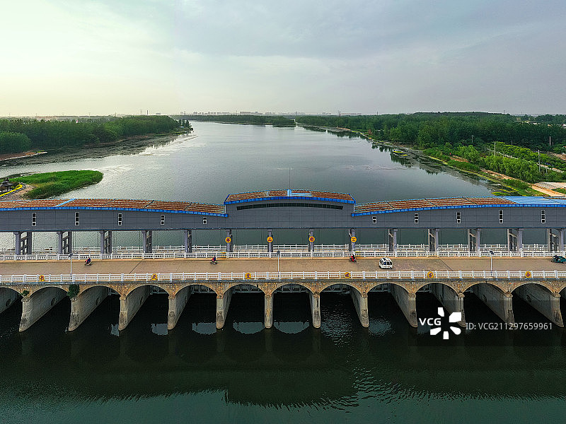 塔山闸+江苏省徐州市新沂市唐店街道图片素材