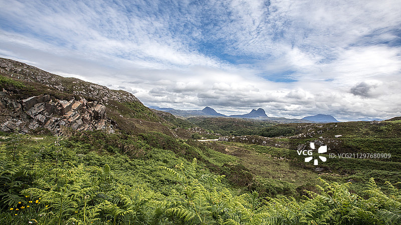 风景的风景对天空图片素材