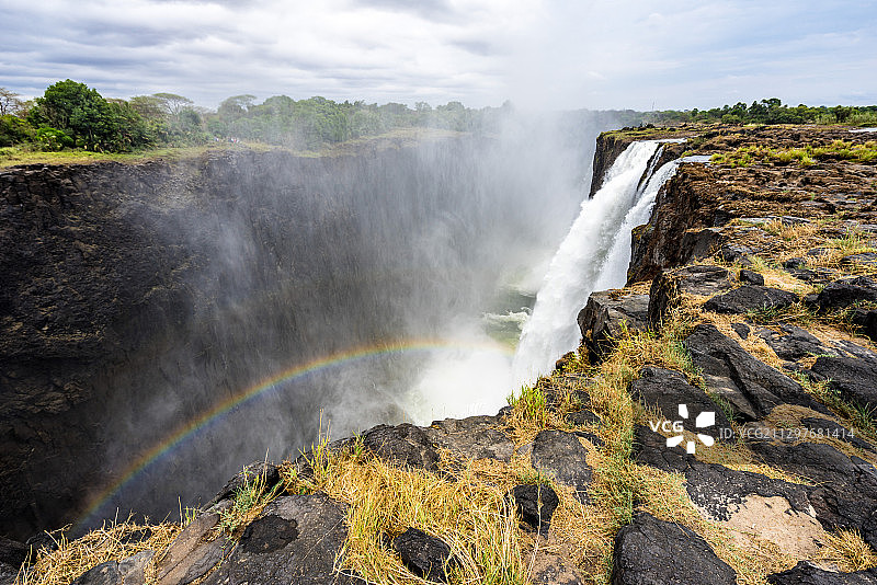 津巴布韦维多利亚瀑布的景色图片素材