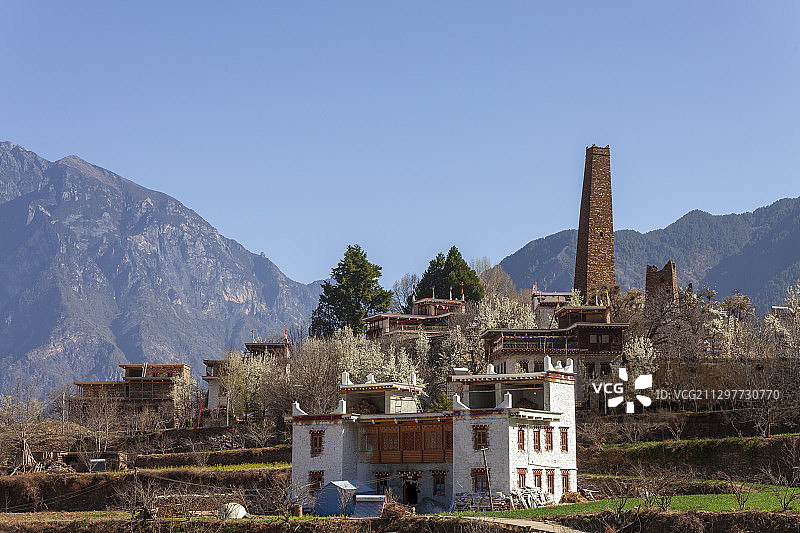 丹巴中路乡藏寨图片素材