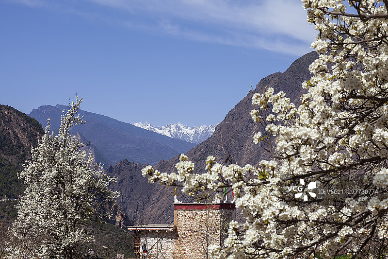 丹巴中路乡藏寨图片素材
