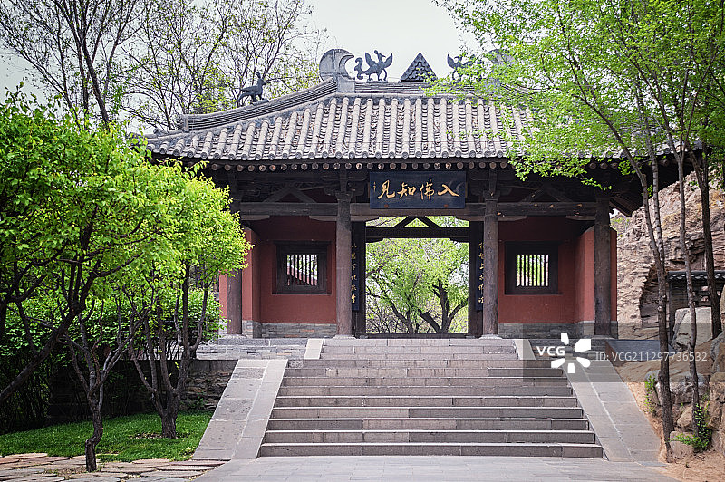中国山西太原晋祠风景区图片素材