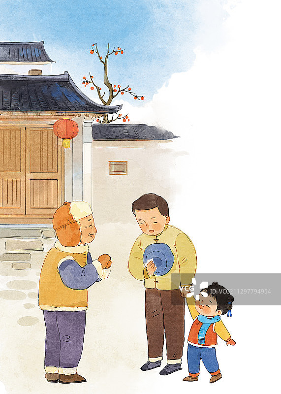 二十四节气之立冬图片素材