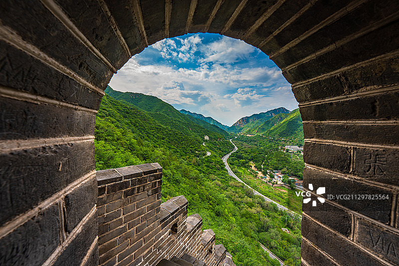 北京居庸关长城图片素材