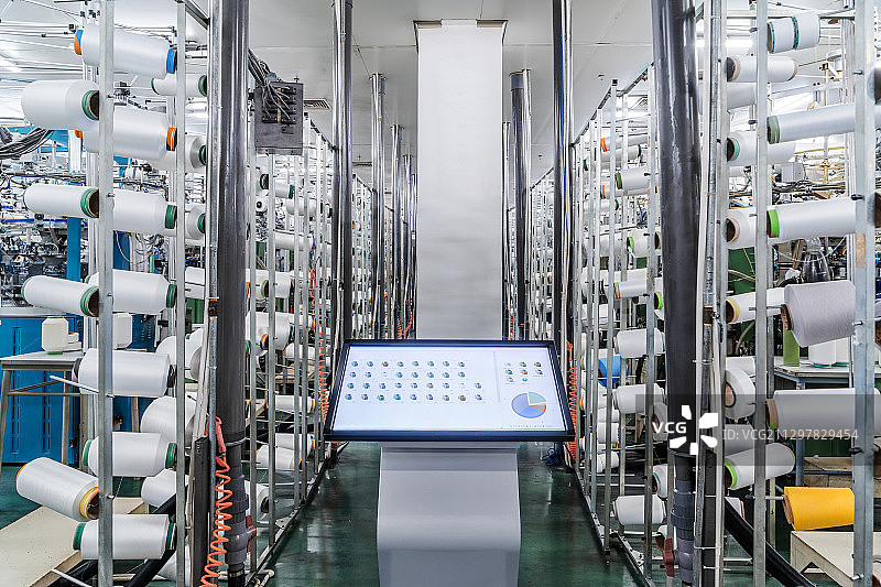 纺织厂大圆机图片素材