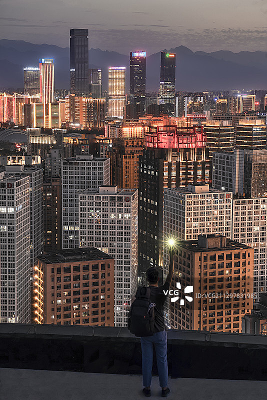 都市外来客图片素材