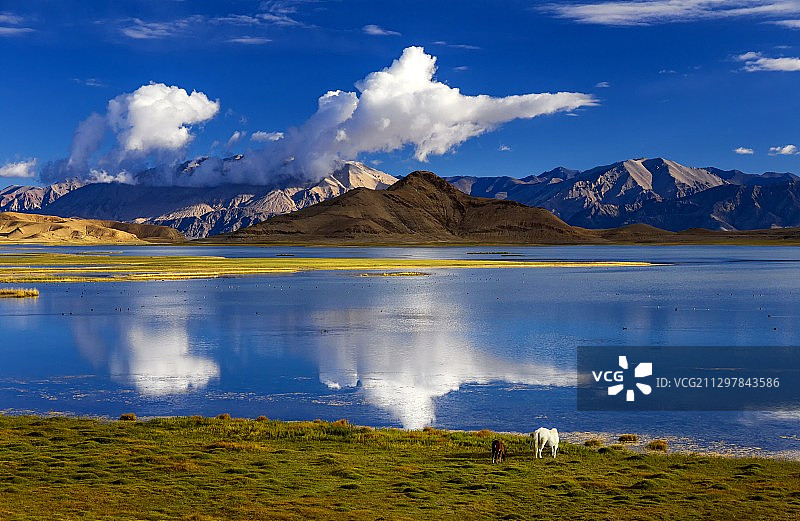 班公错自然风光图片素材