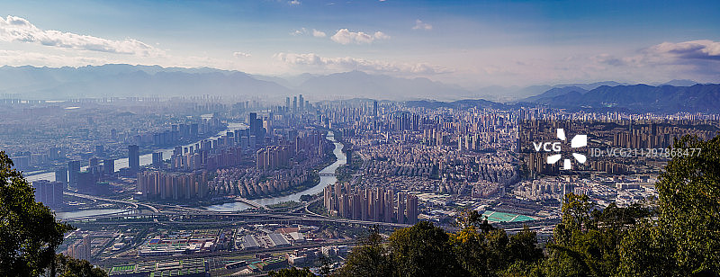 福州鼓山全景图片素材