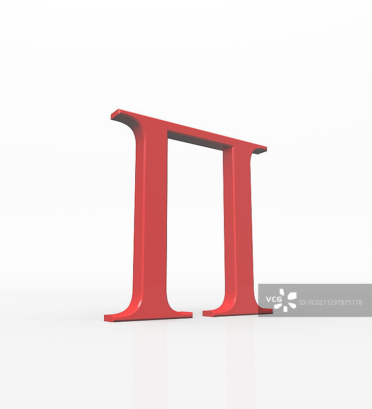 希腊字母Pi大写图片素材