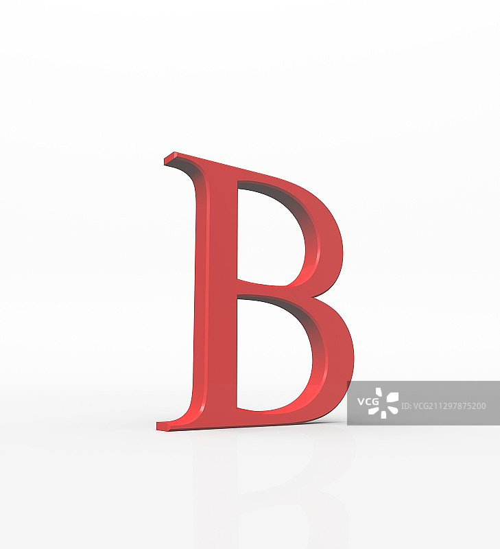 希腊字母Beta大写图片素材