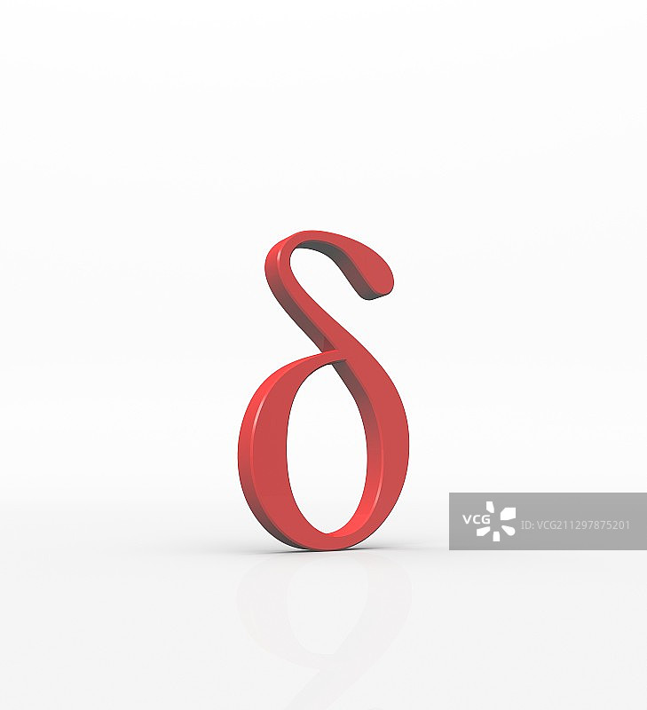 希腊字母Delta小写图片素材