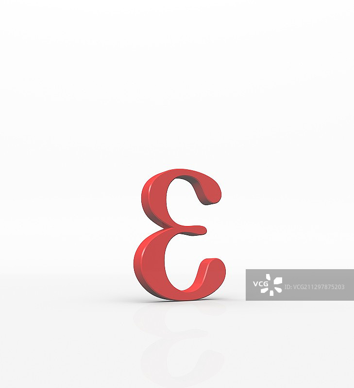 希腊字母Epsilon小写图片素材