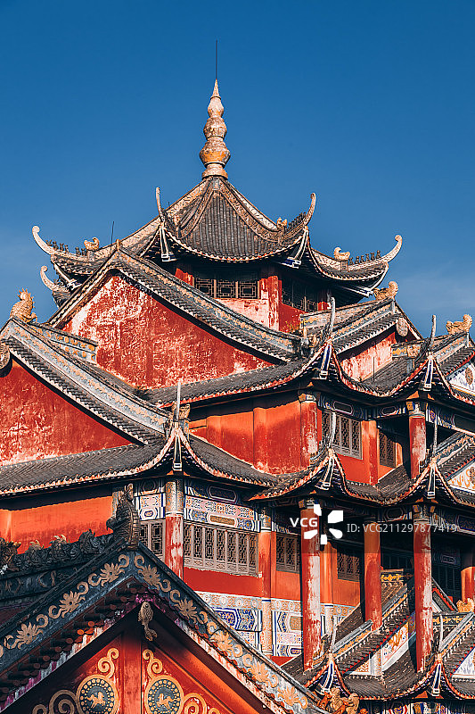 四川蜀南竹海龙吟寺图片素材