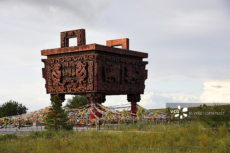 “北五台”巴林左旗召庙 召庙北五台 赤峰图片素材