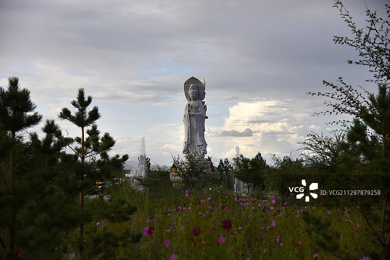 “北五台”巴林左旗召庙 召庙北五台 赤峰图片素材