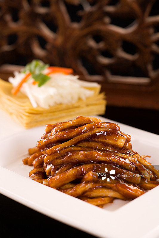 京酱肉丝图片素材