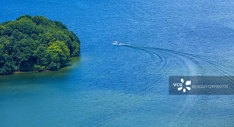 江西新余仙女湖风光图片素材