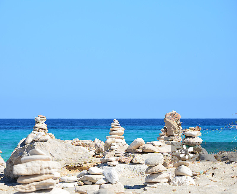 西班牙福门特拉岛圣弗朗塞斯克海景图片素材