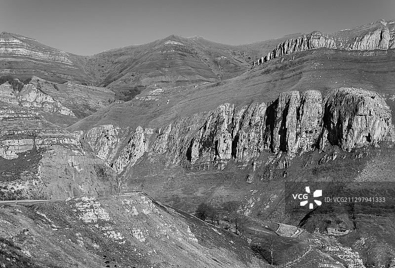 西班牙塞拉亚的落基山脉风光图片素材