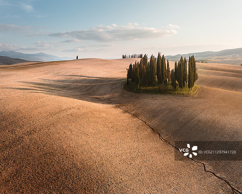 意大利圣奎里科多尔恰的沙漠风光图片素材